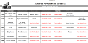 Sunday, September 22, 2024: Outdoor Amplified Performance Schedule